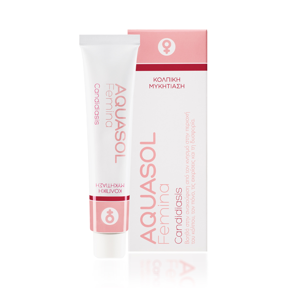 GALENICA - AQUASOL FEMINA Candidiasis Eξειδικευμένη κρέμα για την μυκητιασική κολπίτιδα - 30ml